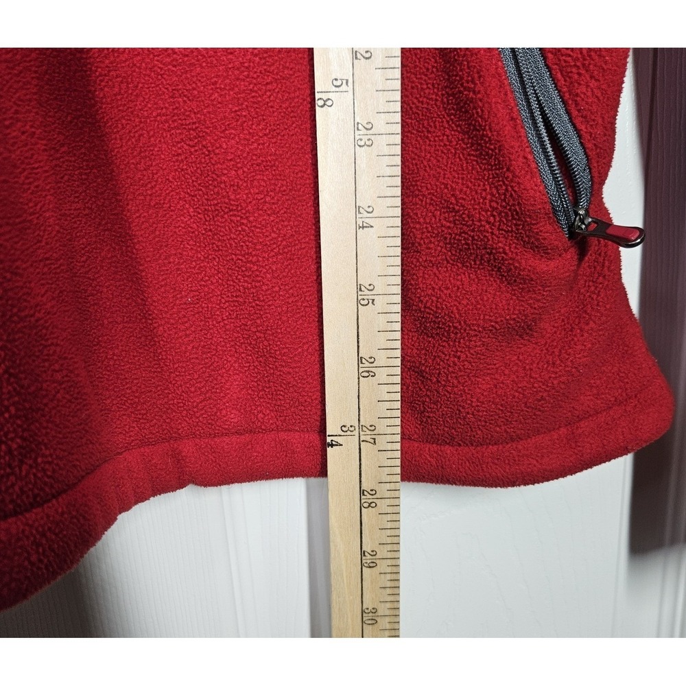 ScotteVest 1/4 Zip Microfleece Pullover Mens S Red Travel Outdoor TEC Vented - Picture 13 of 13